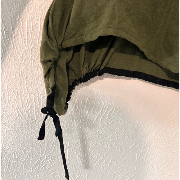 Tallerdevestuario of Colombia Green Adjustable Cotton Maxi Skirt, Lg - Picture 6 of 9